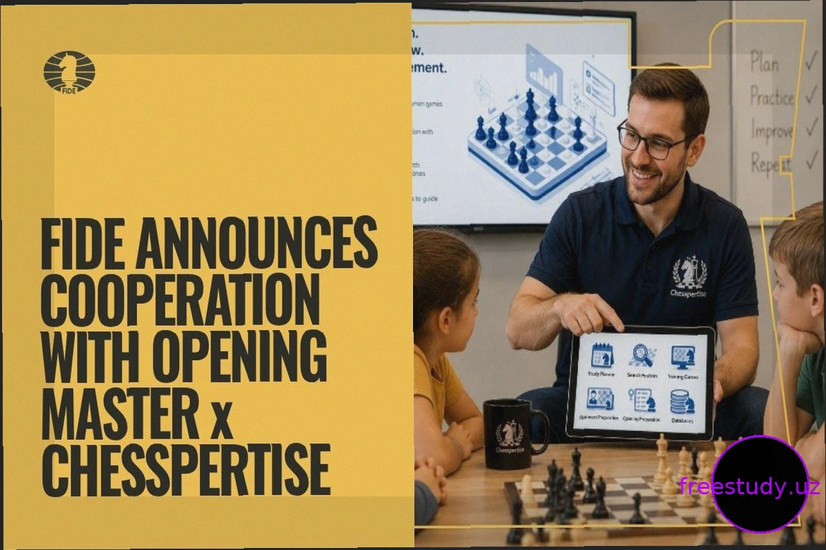 ФИДЕ объявляет о глобальном сотрудничестве с Opening Master x Chesspertise